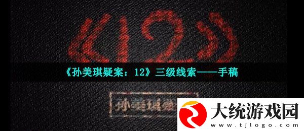 孙美琪疑案12三级线索手稿在哪