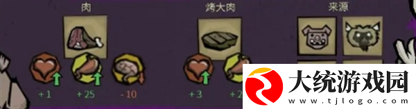 饥困荒野肉类食物获取方法及作用是什么