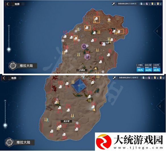 幻塔维拉怪物分布在哪里