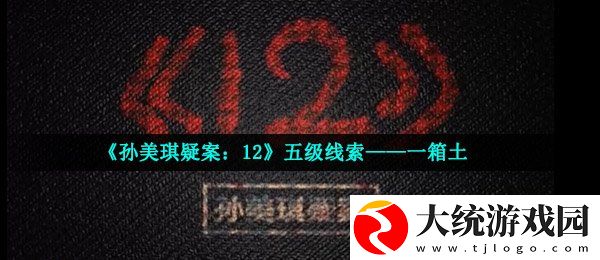 孙美琪疑案五级线索一箱土在哪
