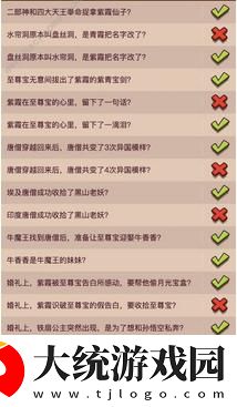 咸鱼之王大圣娶亲答题答案是什么