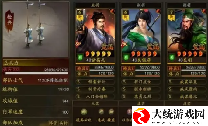 三国志战略版疾风骤雨父女枪阵容怎么玩