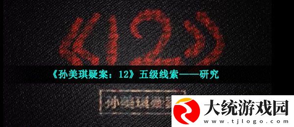 孙美琪疑案12五级线索研究在哪