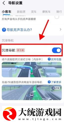 高德地图沉浸导航不显示怎么办