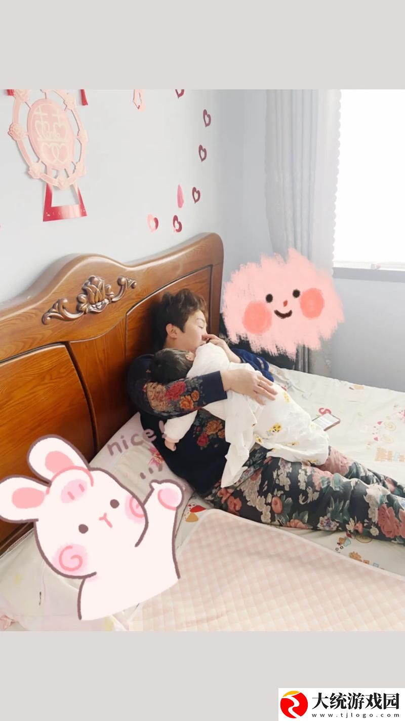 **抱着妈妈到了卧室