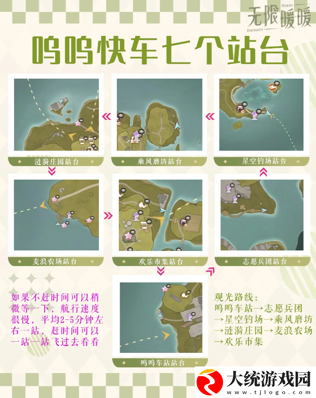 无限暖暖呜呜车站怎么坐车