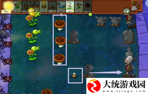 植物大战僵尸杂交版冒险模式第4关怎么通关
