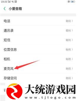 小爱音箱在哪开启麦克风权限