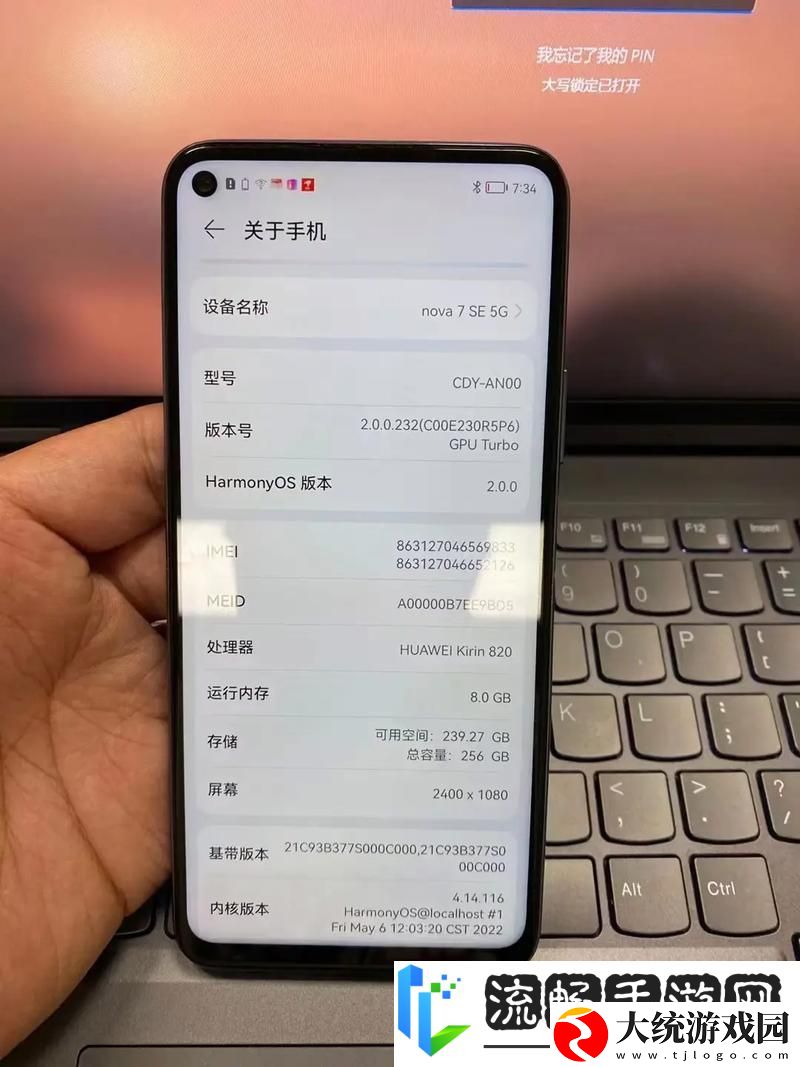 华为畅享20Pro与nova7SE