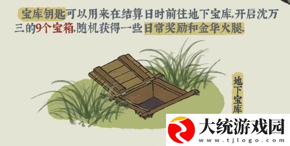 江南百景图桃花村地下宝库位置介绍