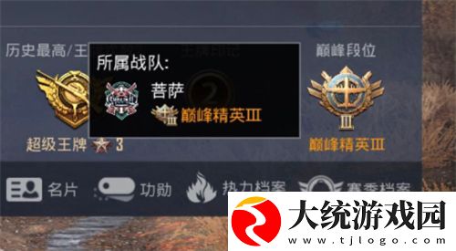 和平精英巅峰赛战队如何改名