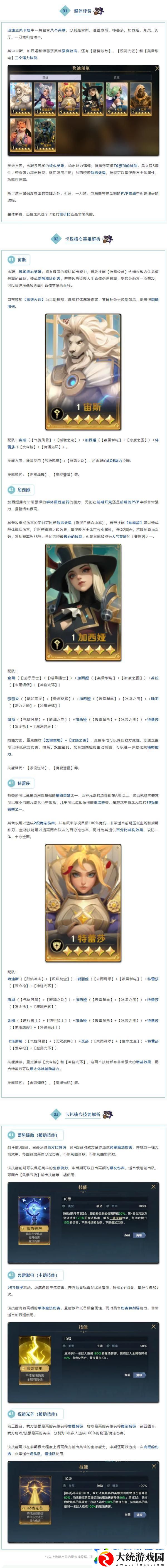荒野国度迅捷之风卡包评测