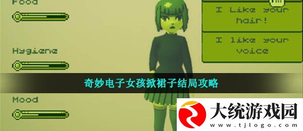 电子女孩掀裙子结局是什么