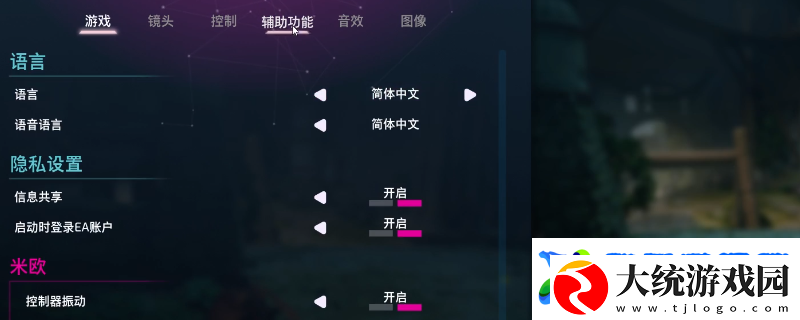 双影奇境辅助选项作用介绍