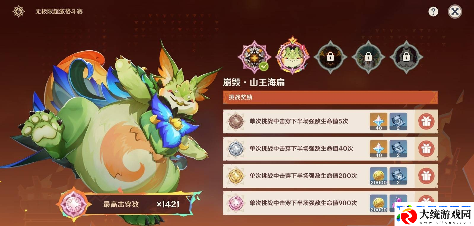 原神无极限超激格斗赛第二关满分配队推荐