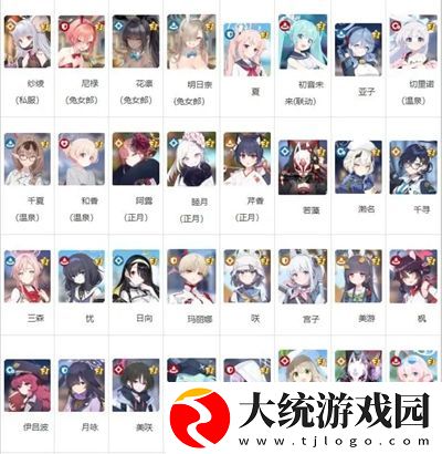 蔚蓝档案角色图鉴有哪些