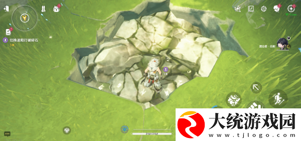 鸣潮凌阳怎么打碎碎石