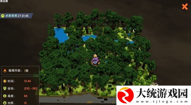 迷你世界雨林神庙怎么找