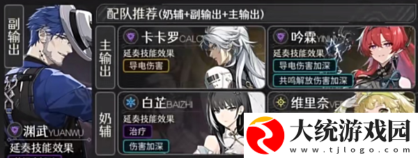 鸣潮渊武怎么配队