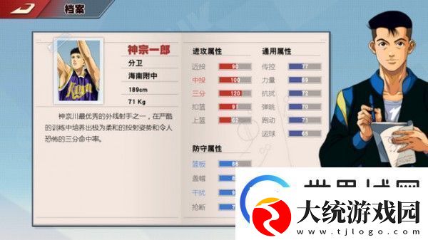 灌篮高手手游神宗一郎怎么样