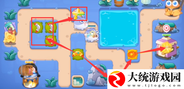 保卫萝卜4阿波道长第25关攻略