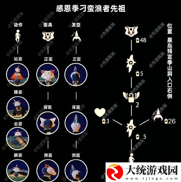 光遇黄鼠狼面具先祖位置在哪