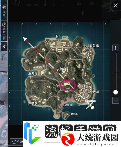 和平精英海岛地图