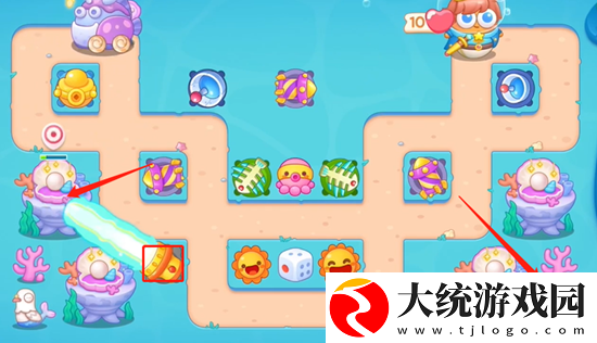 保卫萝卜4海的闺女第100关攻略