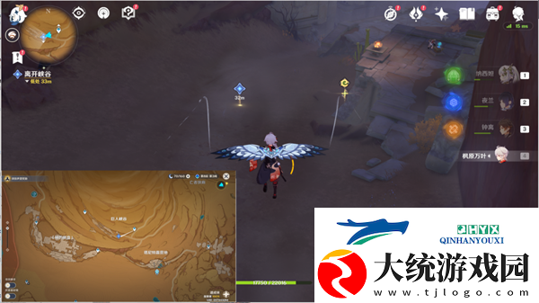 原神居尔城神殿广场对面遗迹怎么过