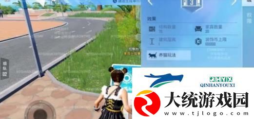 和平精英家园怎么养猫