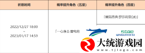 原神3.3下半复刻卡池是什么
