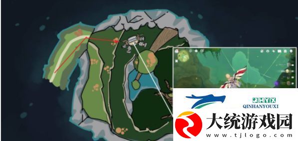 原神石锁机关秘话怎么接