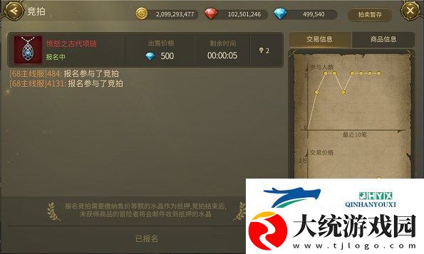 龙之谷世界拍卖行怎么玩