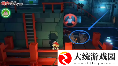 纸片马里奥怎么开灯