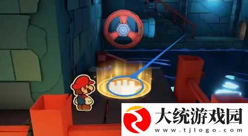 纸片马里奥怎么开灯