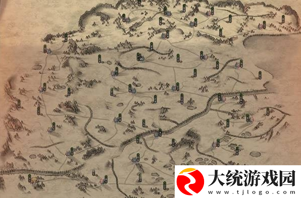 猛将三国名将位置图