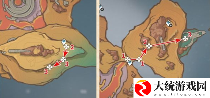 原神云岩裂叶分布图