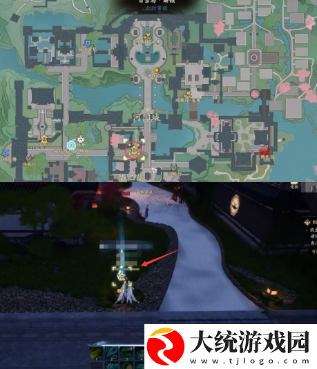 诛仙世界河阳城百景游观景点在哪
