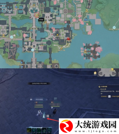 诛仙世界河阳城百景游观景点在哪