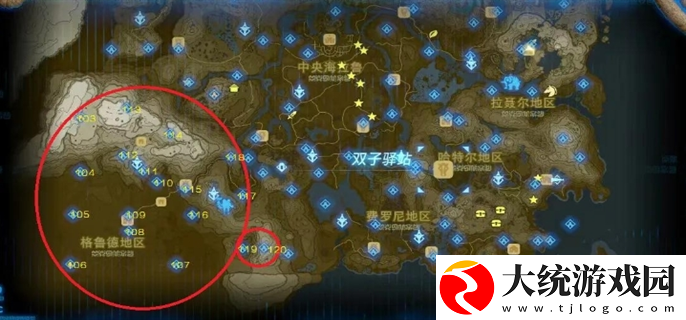 塞尔达传说荒野之息神庙在哪里