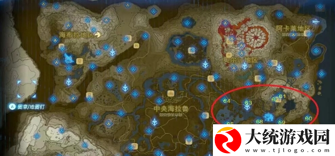 塞尔达传说荒野之息神庙在哪里