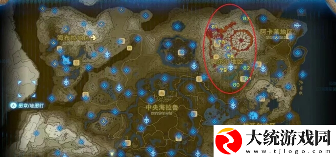 塞尔达传说荒野之息神庙在哪里