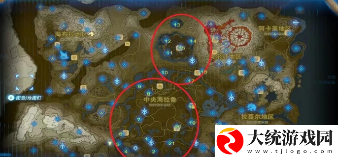 塞尔达传说荒野之息神庙在哪里