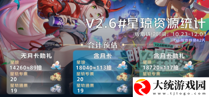 崩坏星穹铁道2.6星琼汇总