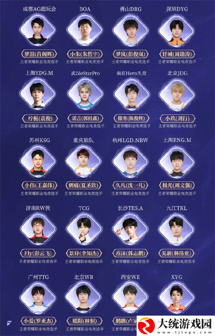 王者荣耀2024共创之夜阵容有谁