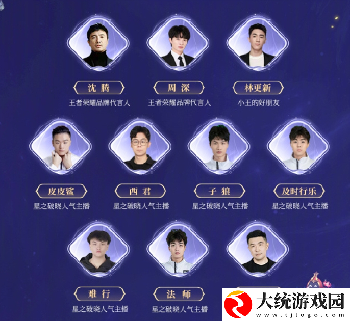 王者荣耀2024共创之夜阵容有谁