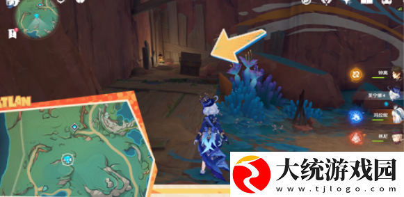 原神5.0湛蓝曜石断片位置在哪里